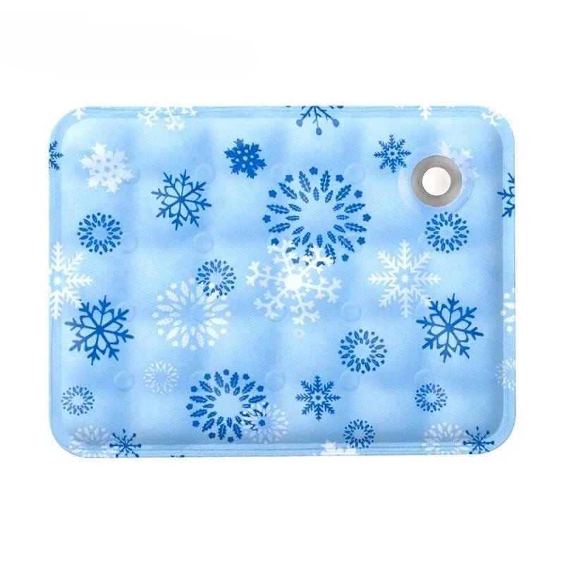 bleu calairtapis pour chien rafraichissant