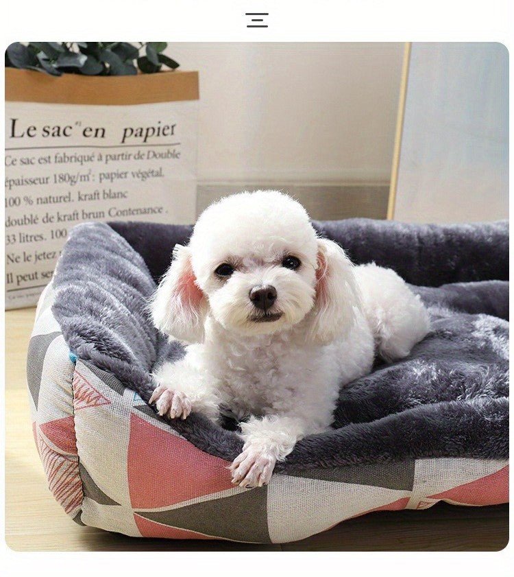 chien allonger dans panier chien confort moelleux
