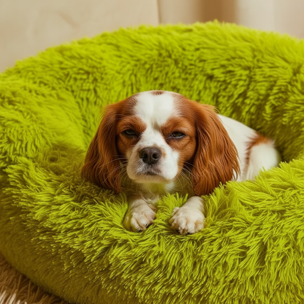 chien roupiller dans coussin pour chien forme monstre ver