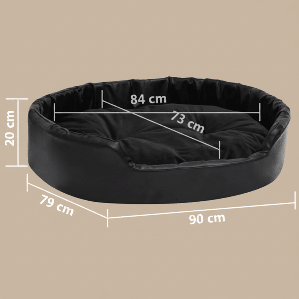 démentions de canape orthopédique chien simili cuir