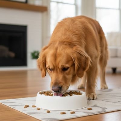 Gamelle anti glouton Chien aide a la digestion