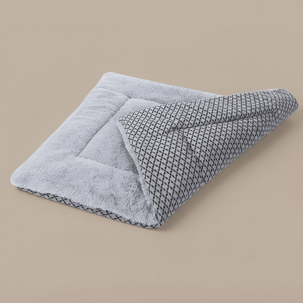 grand matelas pour chien chaud en peluche