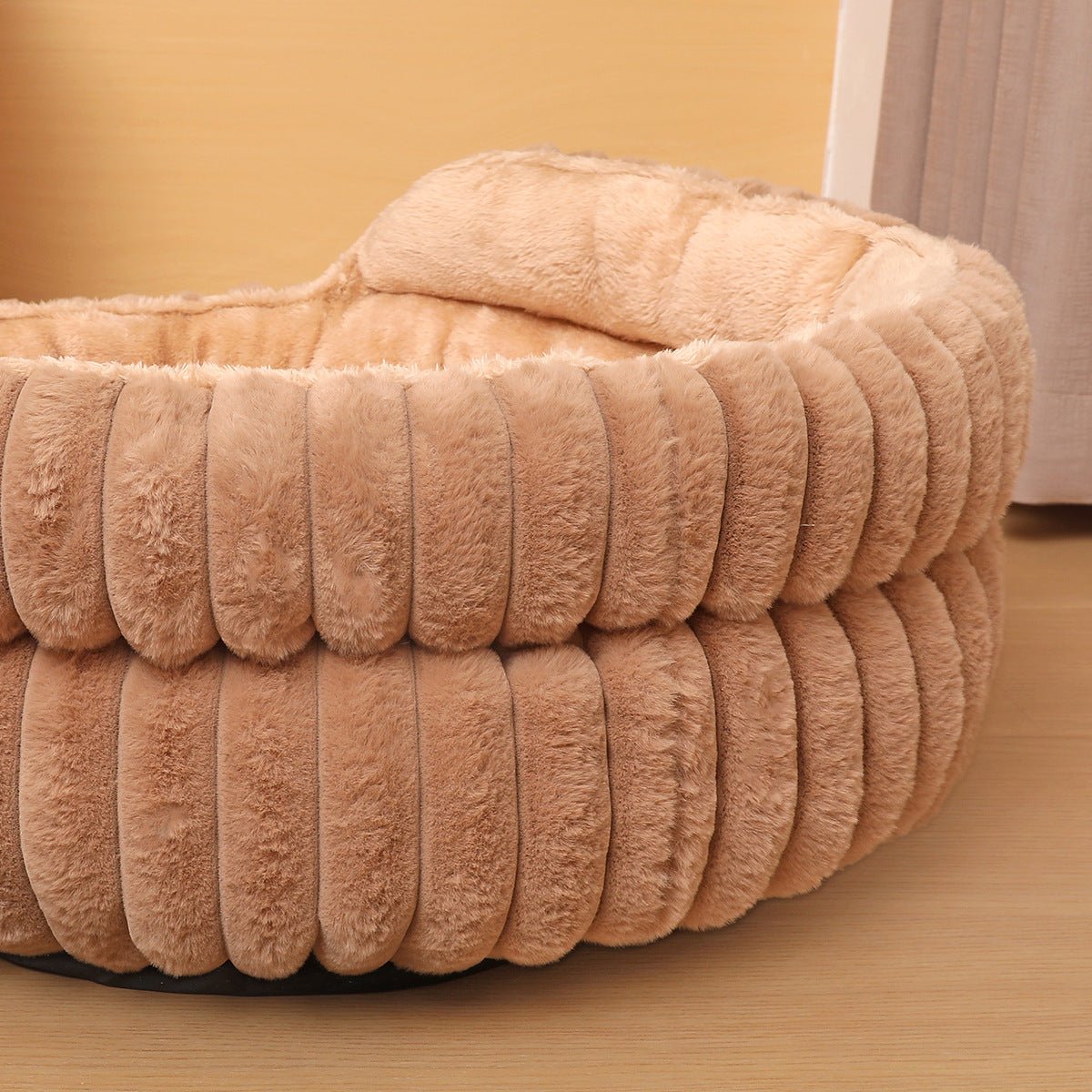 panier chien orthopédique en peluche doux