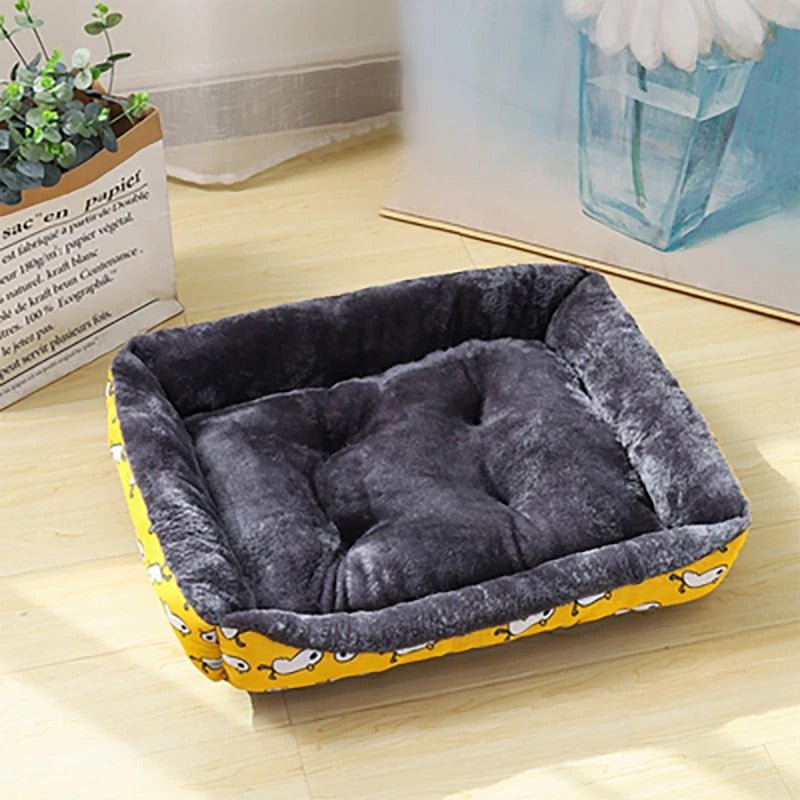 panier chien confort moelleux aune