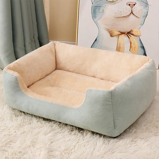 panier pour chien douillet gris