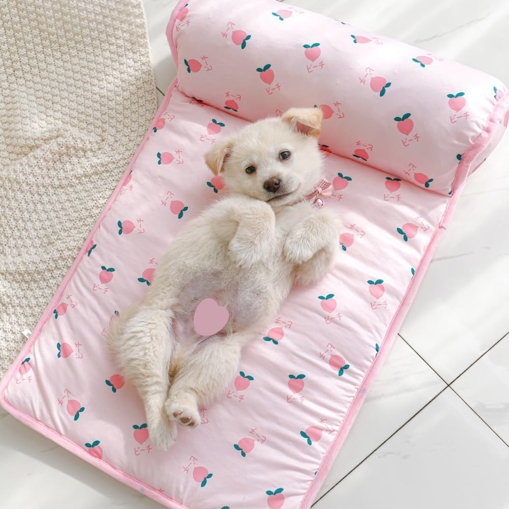 tapis rafraichissant pour chien rose
