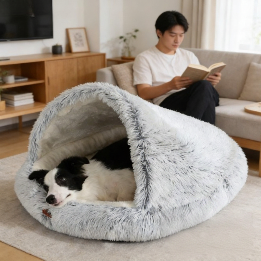 toutou dan niche pour chien intérieur semi ferme