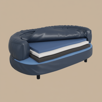 banquette chien ergonomique déhoussable