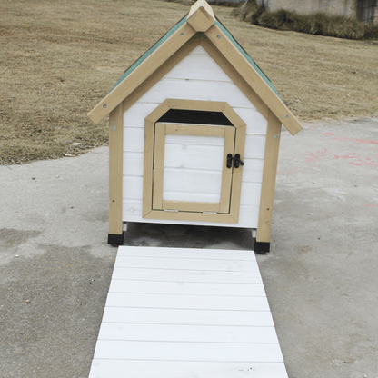 cabane pour chien en bois avec facile a nettoyer