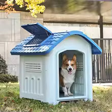 cabane pour chien extérieur avec toit ouvrant
