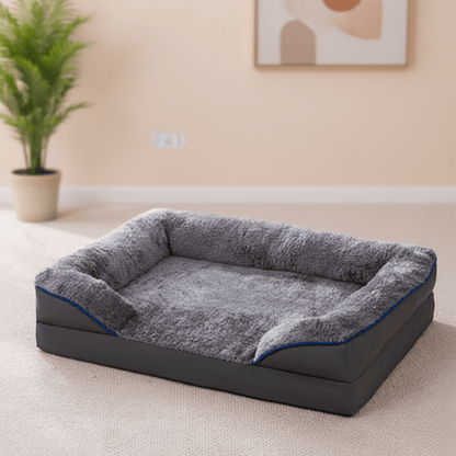 canapé lit pour chien grand taille en peluche