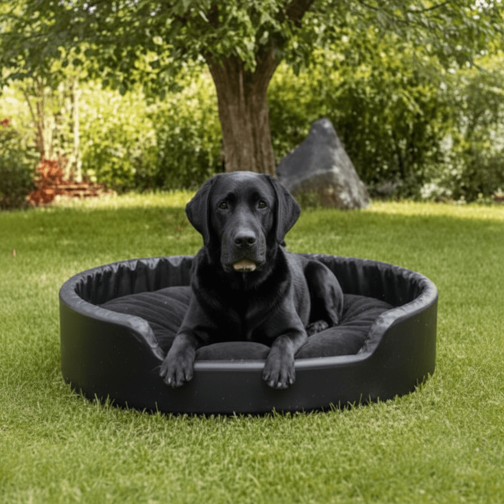 canapé orthopédique chien simili cuir luxueux 