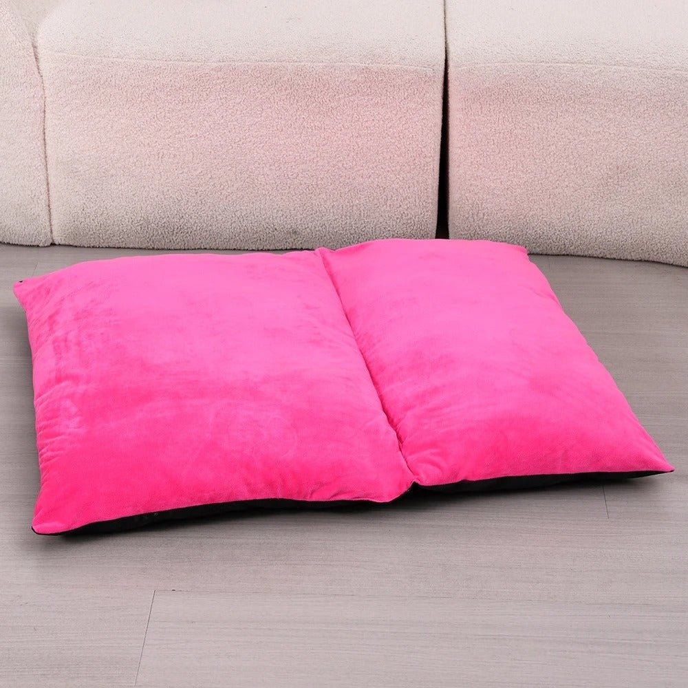 canapé pour chien déplier rose
