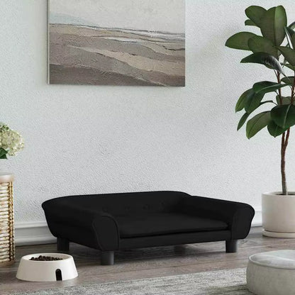 canape luxe pour chien avec cadre en bois de pin massif