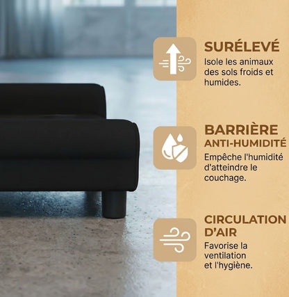 canape luxe pour chien respirant et doux