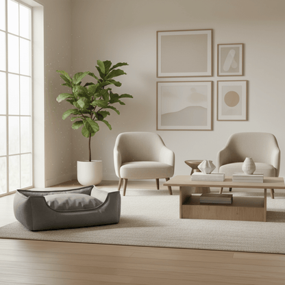 canape orthopédique chien avec fermeture éclaire