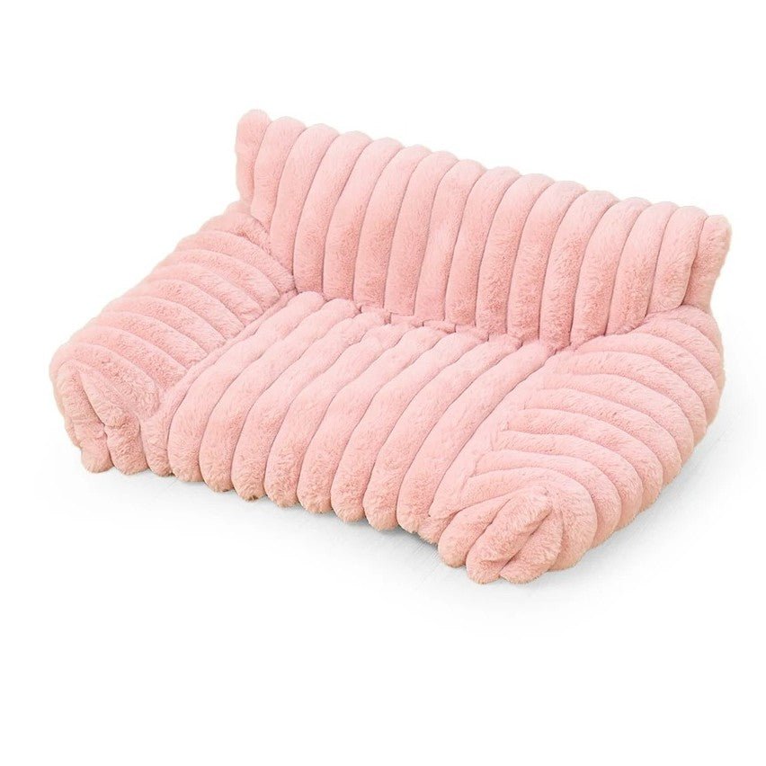 canape_pour_chien_en_peluche_rose