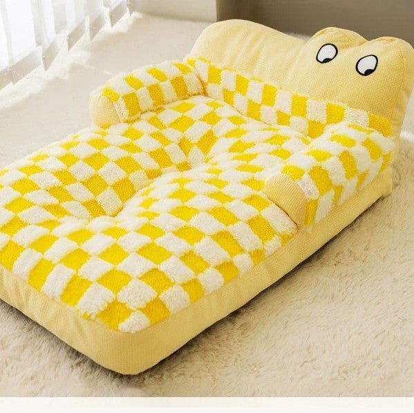 canape pour chien forme crocodile