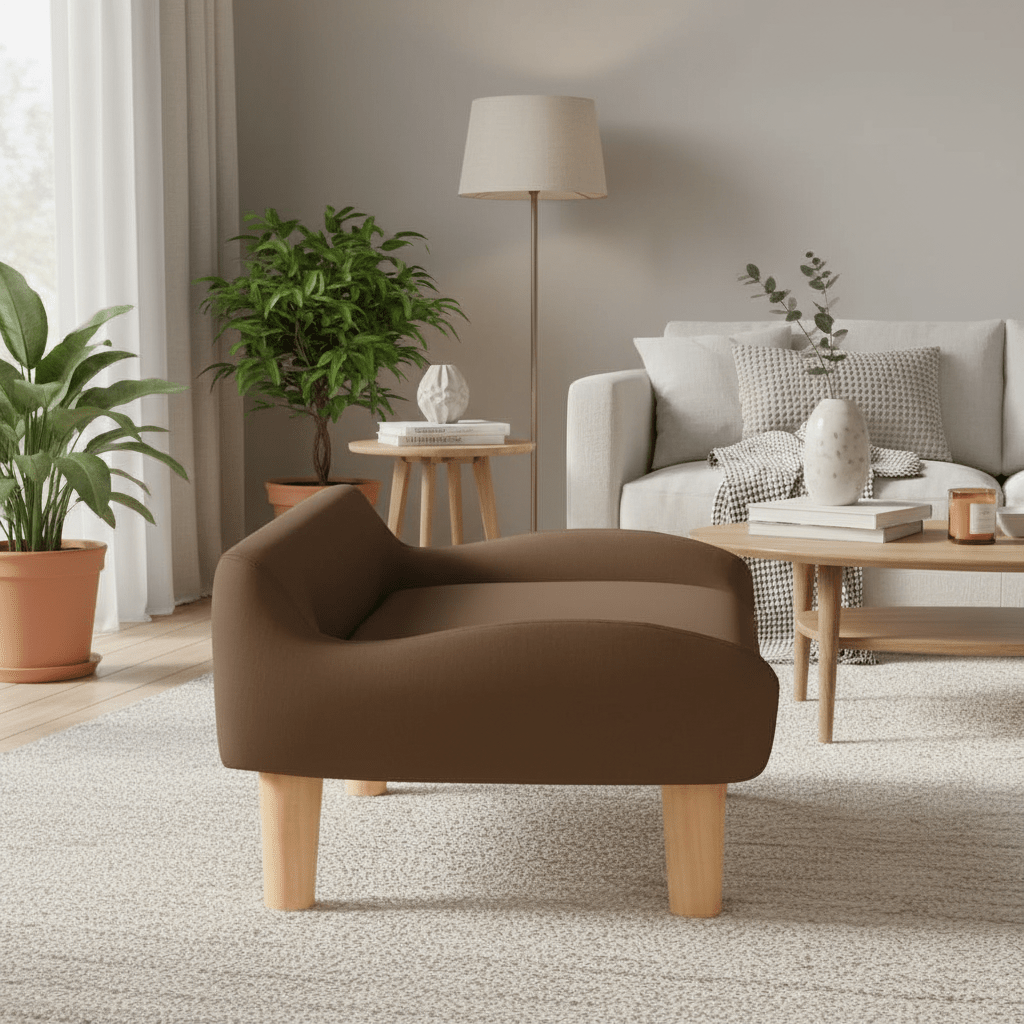 canape pour chien xxl confortable marron