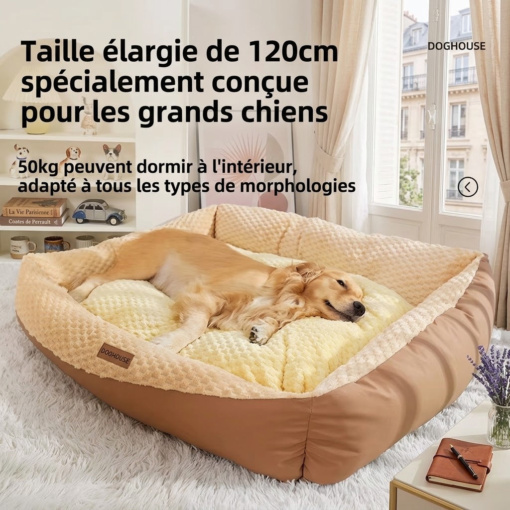 Canapé pour chien XXL | Déhoussable & Orthopédique