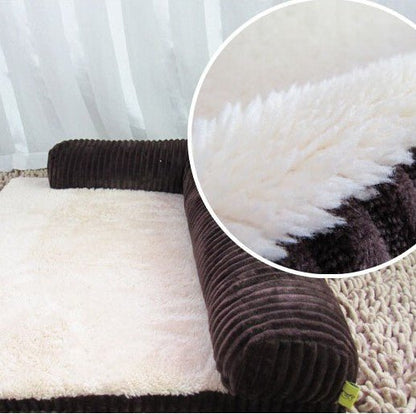 canapes pour chiens en peluche courte  douce