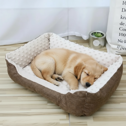 chien_dort_dans_panier_pour_chien velours_haricot