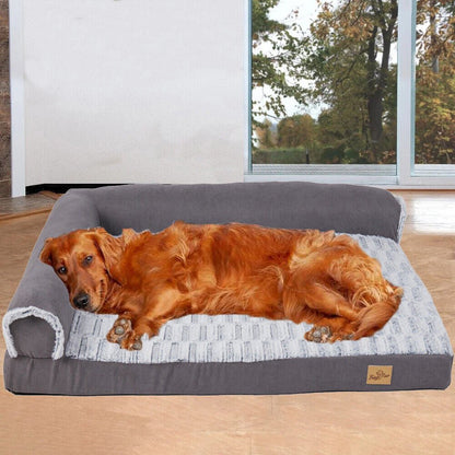 chien pose sa tête sur canape pour XL chien confortable