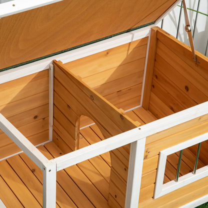 compartiment de niche pour chien toit plat