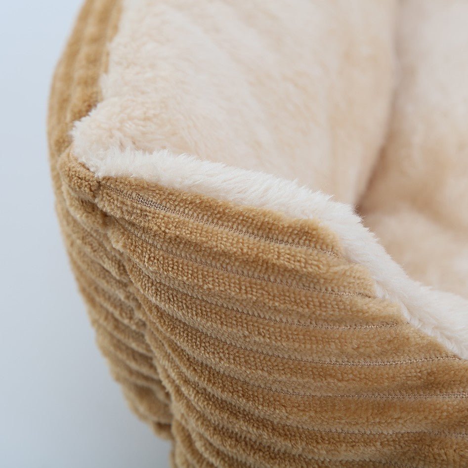 couchage chien en velours doux moelleux