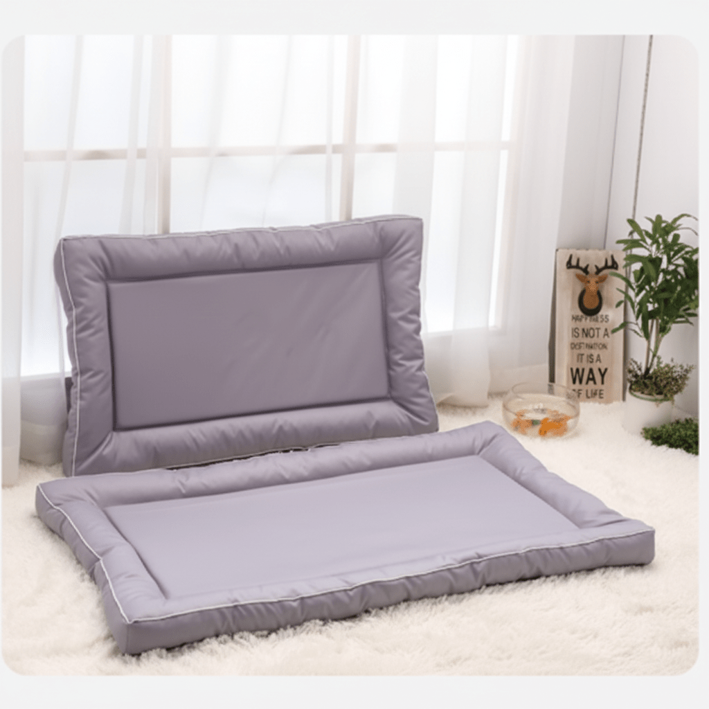 couchage pour chien XXL doux violet