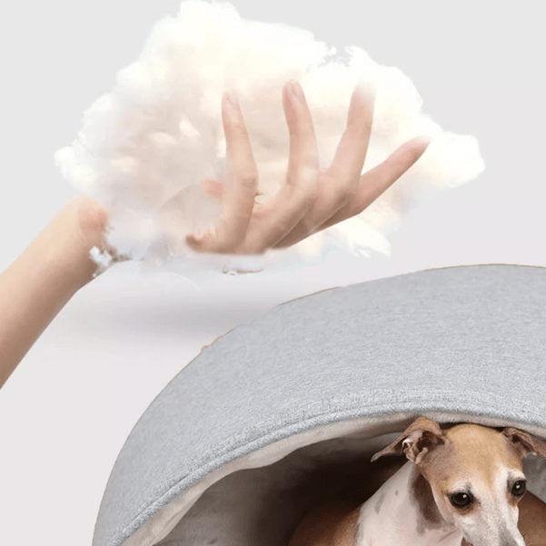 couchage pour chien chaud rembourrage doux en coton 