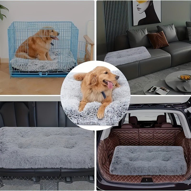 couchage pour chien en peluche multifonction