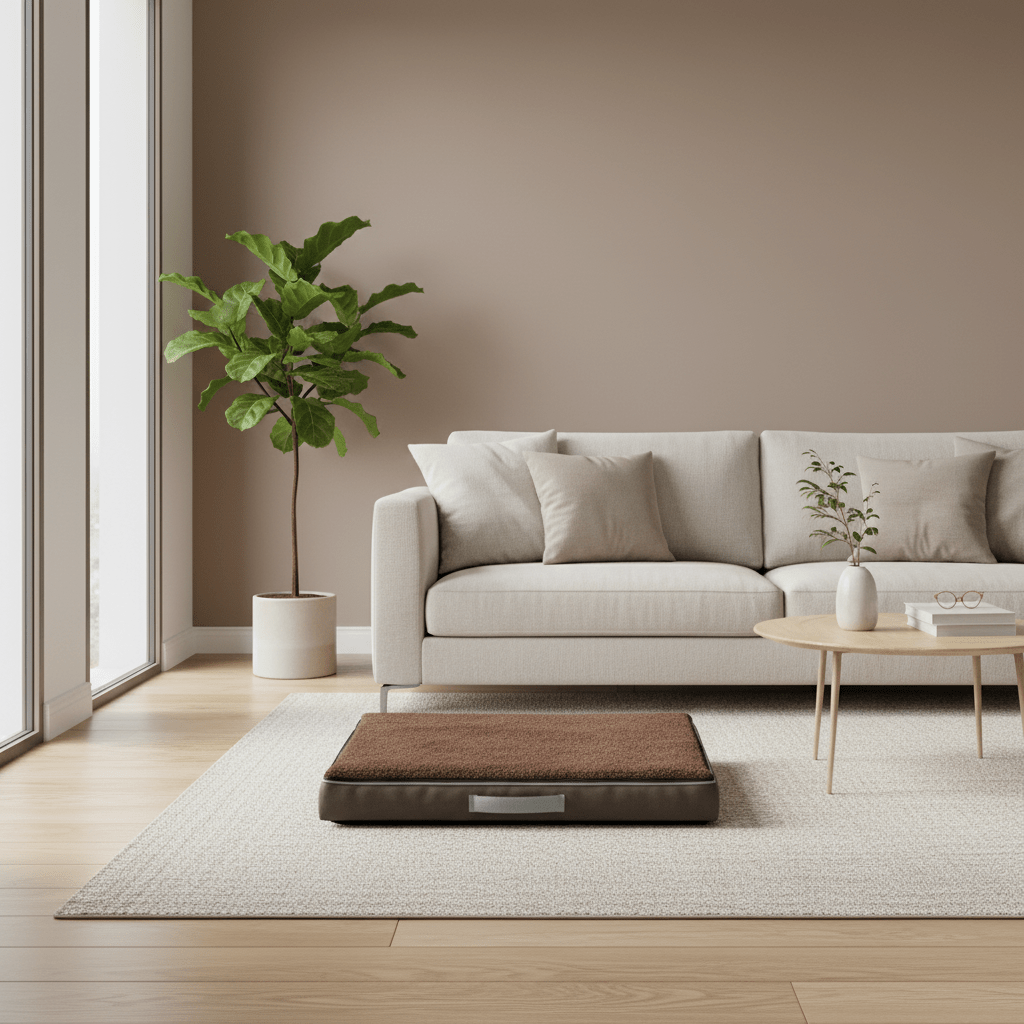 couchage pour chien imperméable café portable 