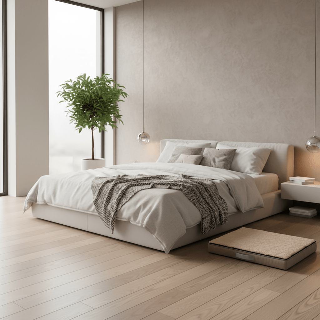 couchage pour chien imperméable dans la chambre adulte 