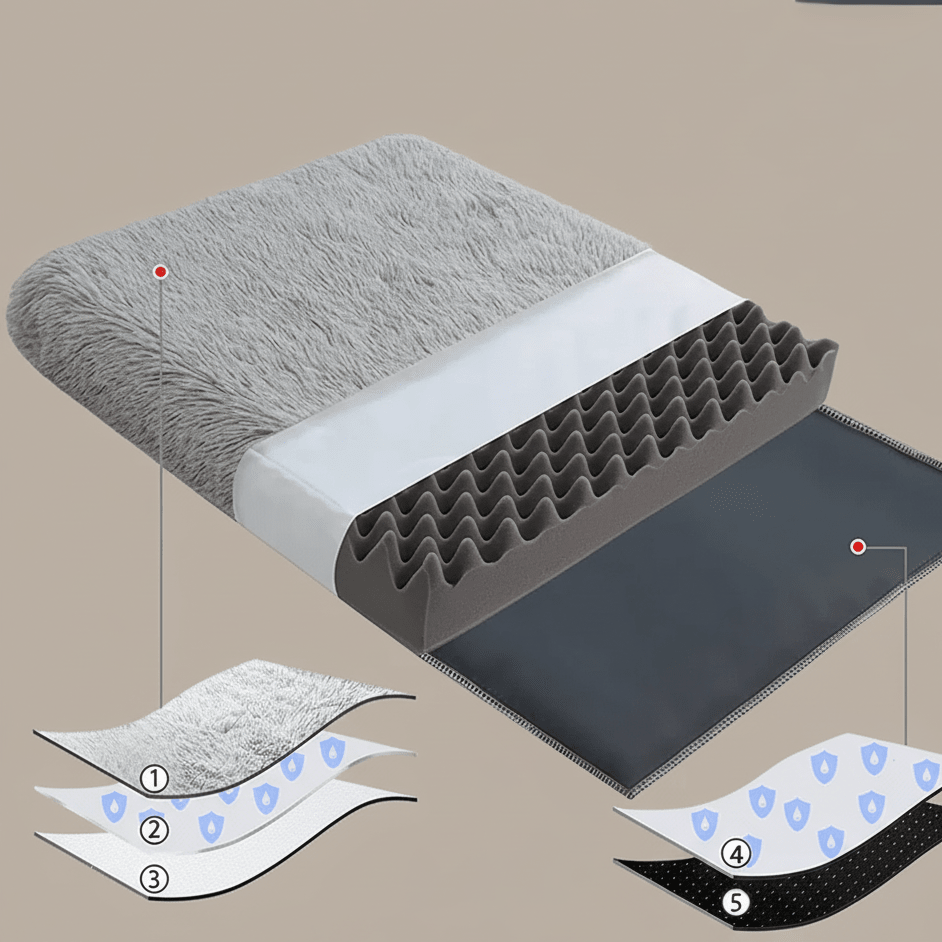 couche de matelas pour chien déhoussable