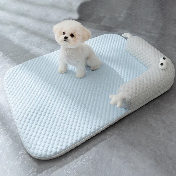 coussin chien avec rebord surélevé