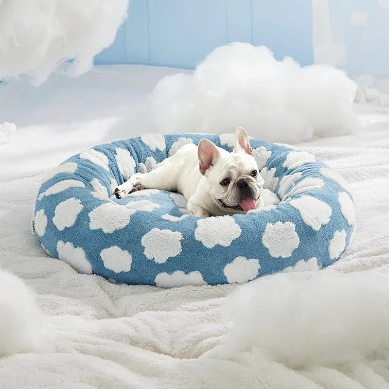coussin_chien_bleu_nuage_rond
