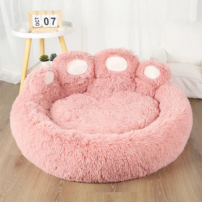 coussin chien en peluche pattes animal