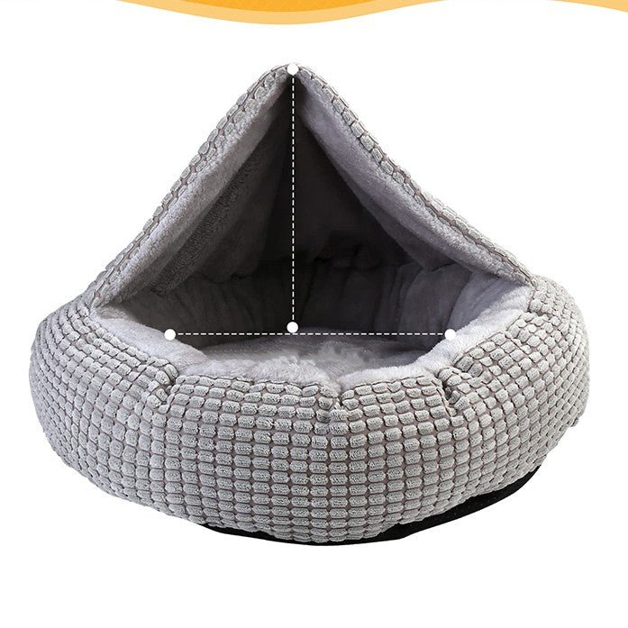 coussin_chien_grotte_gris_ouvert