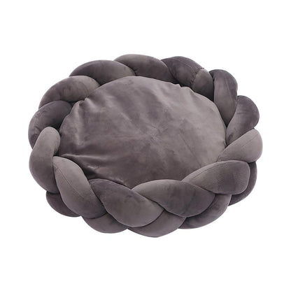 coussin_chien_moelleux_avec_des_tresse_gris