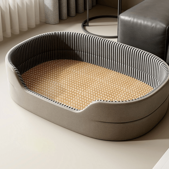 coussin chien rafraichissant en bambou