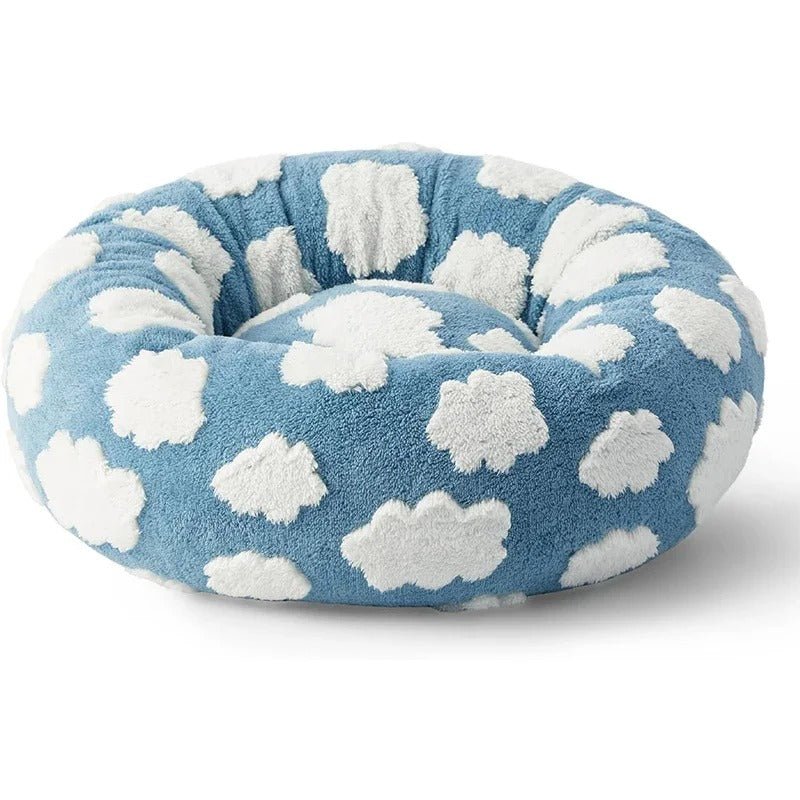 coussin_chien_rond_bleu_nuage