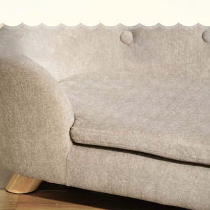 coussin déhoussable de canape sur pieds pour chien