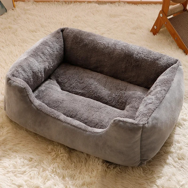 coussin pour chien en peluche chaud