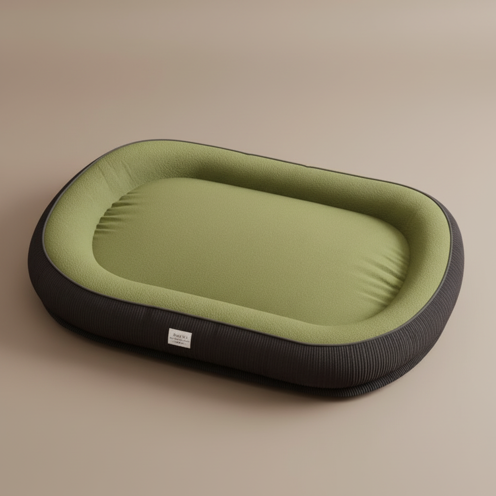 coussins pour chien imperméable vert
