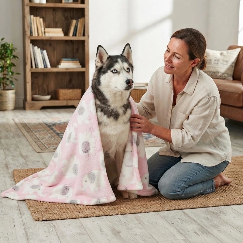 Couverture chien confortable 