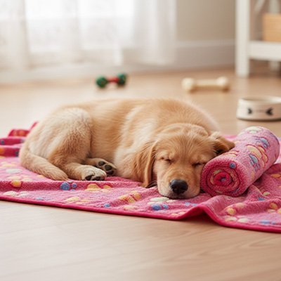 Couverture pour chien en corail épaisse 