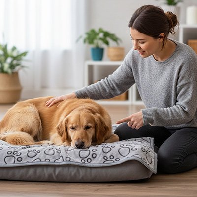 Couverture pour chien en polaire 