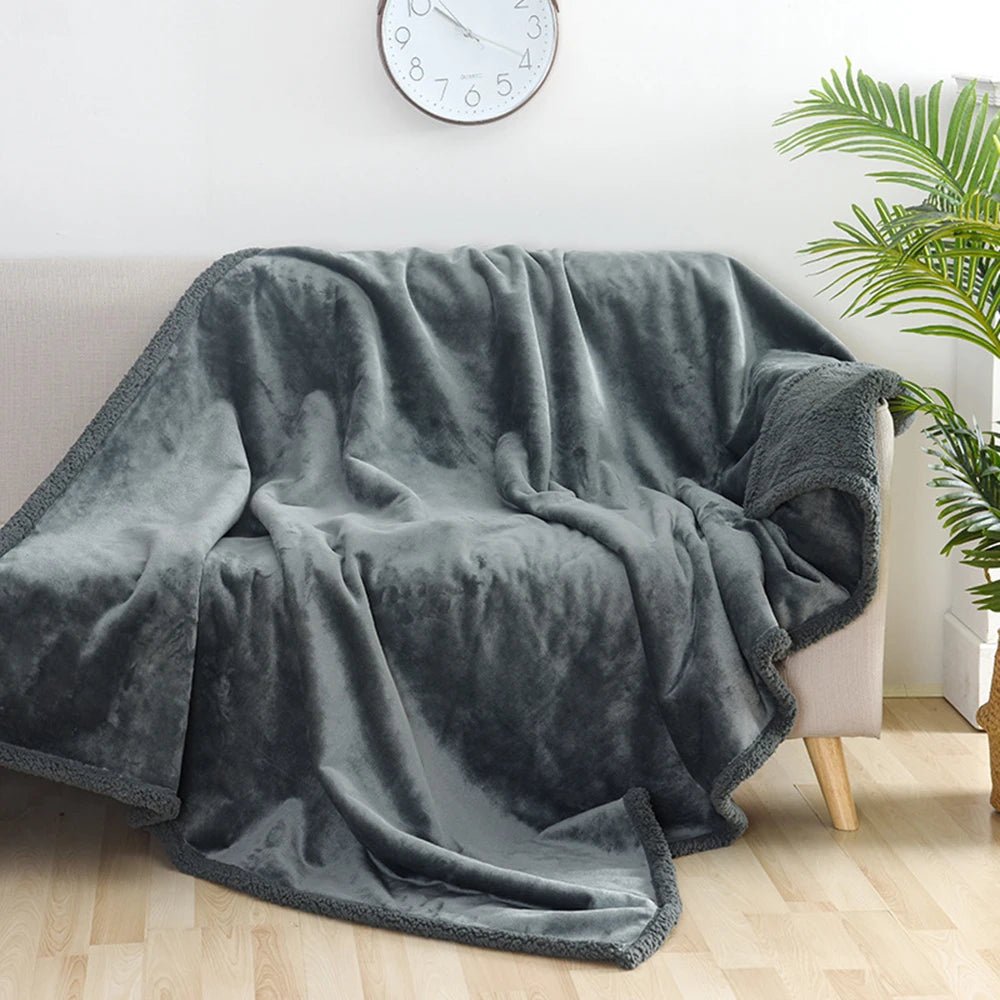 couverture chauffante pour chien en flanelle multiusagers