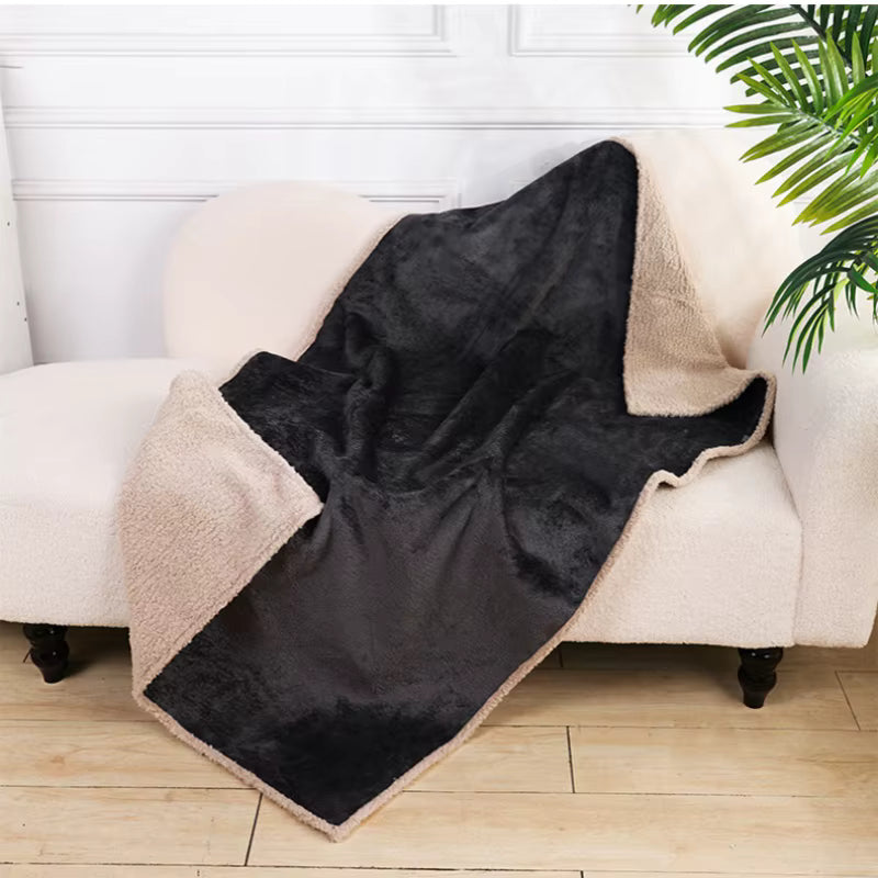 couverture imperméable chien en flanelle